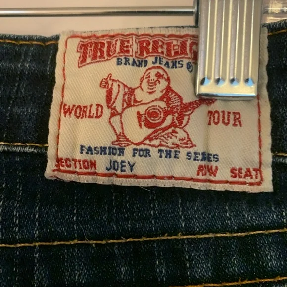 True Religion Dark Blue Denim with Red Label Size 26 - Picture 2 of 8